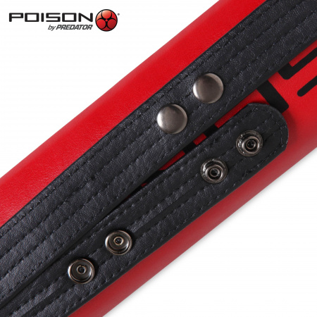 Тубус для кия  Poison Armor Velcro 1х1 (красный, черный)