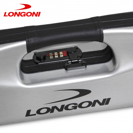 Кейс для кия Longoni Soyuz Aluminium ABS 1 х 2 (серый металлик)