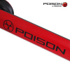 Тубус для кия  Poison Armor Velcro 1х1 (красный, черный)
