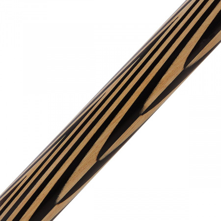 Бильярдный кий для русского бильярда 19 запил шахматка, двухсоставной (граб, черный граб)