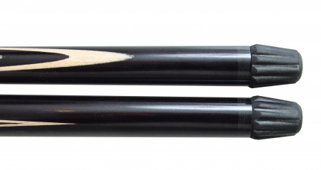 Кий для русского бильярда Огоньки (чёрный граб, граб) двухсоставной